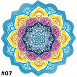 Yoga "Lotus Flower Mandala" Meditation Mat (7 Colors)