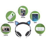 "Cat Ears" LED Lighted Headphones (6 Colors)
