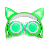 "Cat Ears" Rechargeable LED Lighted Headphones (5 Colors)