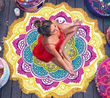 Yoga "Lotus Flower Mandala" Meditation Mat (7 Colors)