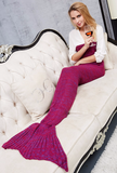 "Mermaid Tail" Knitted Blanket (8 Colors)