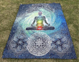 Yoga "7 Chakras" Wall Tapestry