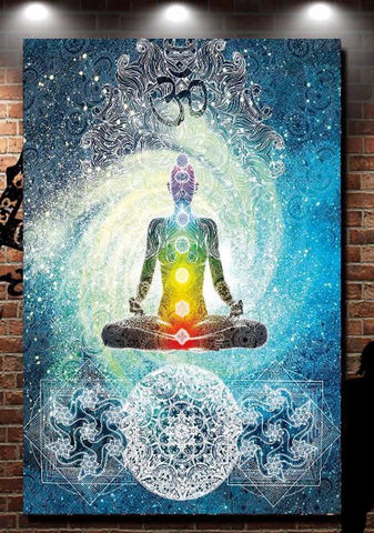 Yoga "7 Chakras" Wall Tapestry