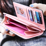 "Cat Trio" Fashion Wallet (5 Colors )