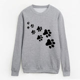 "Cat & Dog Paw Prints" Pet Parent's Sweatshirt (3 Colors)