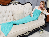 "Mermaid Tail" Knitted Blanket (8 Colors)