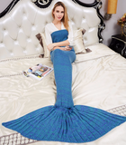 "Mermaid Tail" Knitted Blanket (8 Colors)