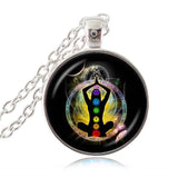 Yoga "7 Chakras" Pendant Necklace (8 Colors)