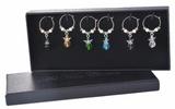 Angel Glass Wine Charms (Gift Box of 6)