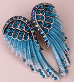 Angel Wings Crystal Brooch Pin (14 Colors)