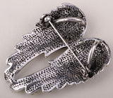 Angel Wings Crystal Brooch Pin (14 Colors)