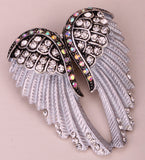 Angel Wings Crystal Brooch Pin (14 Colors)