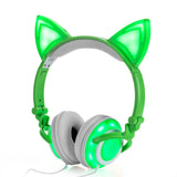 "Cat Ears" Rechargeable LED Lighted Headphones (5 Colors)