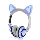 "Cat Ears" Rechargeable LED Lighted Headphones (5 Colors)