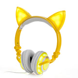 "Cat Ears" Rechargeable LED Lighted Headphones (5 Colors)