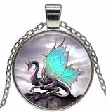 Dragon Fantasy Pendant Necklace (2 Colors)