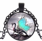 Dragon Fantasy Pendant Necklace (2 Colors)