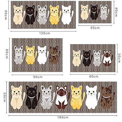 Cutest Cats Floor Mat (2 Colors in 5 Sizes) – Crazy Aunt Karen's