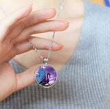 Dragon Purple Fantasy Pendant Necklace (2 Colors)