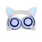 "Cat Ears" Rechargeable LED Lighted Headphones (5 Colors)