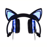 "Cat Ears" Rechargeable LED Lighted Headphones (5 Colors)