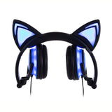 "Cat Ears" Rechargeable LED Lighted Headphones (5 Colors)