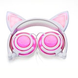 "Cat Ears" Rechargeable LED Lighted Headphones (5 Colors)