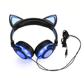 "Cat Ears" Rechargeable LED Lighted Headphones (5 Colors)