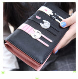 "Cat Trio" Fashion Wallet (5 Colors )