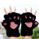 "Cat Paws" Plush Gloves (6 Colors)