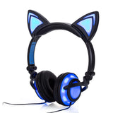 "Cat Ears" Rechargeable LED Lighted Headphones (5 Colors)