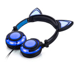 "Cat Ears" Rechargeable LED Lighted Headphones (5 Colors)