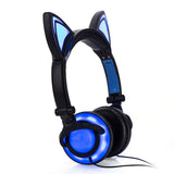 "Cat Ears" Rechargeable LED Lighted Headphones (5 Colors)