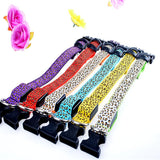 Dog LED Lighted Leopard Print Collar (6 Colors)