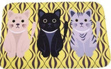 "Cutest Cats" Floor Mat (2 Colors in 5 Sizes)