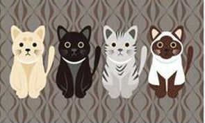 Cat Car Mats,cat Floormats,colorful Cats Floor Mats,cat Decor for