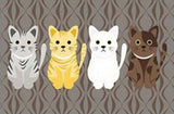 "Cutest Cats" Floor Mat (2 Colors in 5 Sizes)