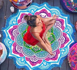 Yoga "Lotus Flower Mandala" Meditation Mat (7 Colors)