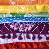 Yoga "7 Chakras" Rainbow Tapestry