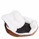 "Paw Print" Fleece Pet Bed (6 Colors in 2 Sizes)