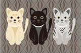 "Cutest Cats" Floor Mat (2 Colors in 5 Sizes)