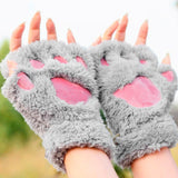 "Cat Paws" Plush Gloves (6 Colors)