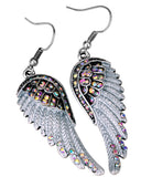 Angel Wings Cross Crystal Jewelry Set (8 Colors)