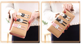 "Cat Trio" Fashion Wallet (5 Colors )