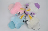 "Unicorn" Horse Plush Slip-On Slippers (4 Colors)