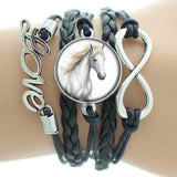 Horse Love & Infinity Bracelet (3 Colors)