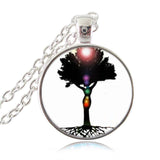 Yoga "7 Chakras" Pendant Necklace (8 Colors)