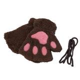 "Cat Paws" Plush Gloves (6 Colors)