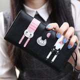 "Cat Trio" Fashion Wallet (5 Colors )