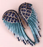 Angel Wings Crystal Brooch Pin (14 Colors)